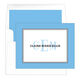Colorful Border Monogram Folded Note Cards Image 5 of 14